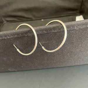 BRIGHTON silver hoop earrings